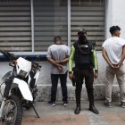 Los sospechosos fueron llevados a la Unidad de Flagrancia.