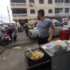 Alexis Loor mostró el sitio en el que fue atado el sospechoso.