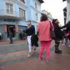 1. Esta es la esquina de la discordia en la Plaza del Teatro. Las trabajadoras sexuales de la organización Unidas por Nuestros Derechos se paran en ese lugar para defenderlo.