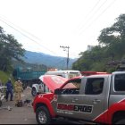 Uno de los accidentes se reportó en la vía Cuenca-Girón-Pasaje.