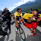 Richard Carapaz contó con el apoyo de la colonia ecuatoriana en Suiza, donde sumó su primer título con el Ineos Grenadiers.