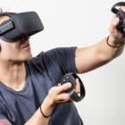 Estas son las gafas de realidad virtual Oculus.