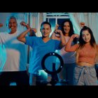 Foto durante los ensayos del cortometraje.