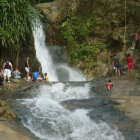 Las cascadas forman parte de una ruta de aventura en Pangua.