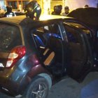 Este carro fue abordado por una pareja a la que luego secuestraron.