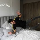 En esta ‘cancha’, Kike Jav dijo que es un buen  delantero. En cada encuentro mete un gol.