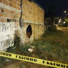 La pared contra la que se impactó Luis Fernando Marcillo Alcívar quedó perforada.