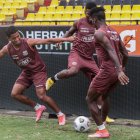 Barcelona está listo para la final de Supercopa ante Liga de Quito.