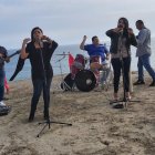 Lo filmaron en los acantilados del sector Acapulco, en Ancón.