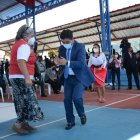 Jorge Yunda se pronunció sobre el caso en la entrega de una cancha en el sur de Quito.