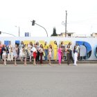 Candidatas en su primer actividad en Quevedo.