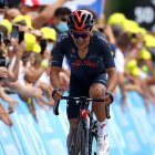 La Locomotora del Carchi buscó descontar la ventaja que tiene Tadej Pogacar, quien es el rival a vencer por la corona francesa.