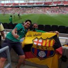 Kevin Correa y Guillermo Almada en el Rio Tinto Stadium de Sandy, en Utah, Estados Unidos.