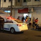 El celador fue llevado al hospital del cantón.