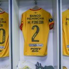 Así luce el camerino del estadio José Amalfitani, donde Barcelona jugará ante Vélez Sarfield.