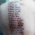 Marcos Armando, un hincha argentino de 29 años, se tatuó todos los nombres de los jugadores de la Albiceleste, que se consagraron en la Copa América.