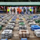 La gran cantidad de droga interceptada en Holanda.