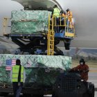 La carga llegó esta tarde al aeropuerto "Mariscal Sucre" de Quito.