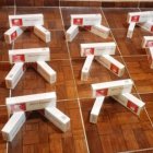 Las cajas de cigarrillo de dudoso origen, que fueron decomisadas.