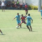 Banife (rojo) igualó sin goles ante Giancarlos Ramos, en el torneo de Segunda Categoría del Guayas.