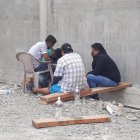 Los detenidos utilizaban cuatro cabezales y un vehículo para la acción ilícita.