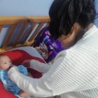 Wilmary tiene fe en que la cirugía salvará la vida del bebé.