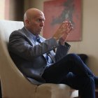 El pasado 7 de junio, el exministro César Monge en una entrevista con este Diario.