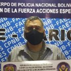 El imputado es mostrado por la Policía venezolana.