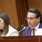 El presidente de la Comisión de Fiscalización, Fernando Villavicencio.