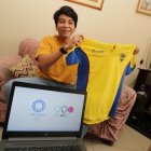 Jorge Tenesaca, como hincha virtual, estuvo en los Juegos Olímpicos de Tokio 2020.