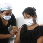 Los comuneros acudieron a los puntos de vacunación que se instalaron.