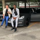 Frank Gallardo con Robert Arboleda.