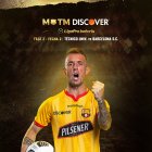 Damián Díaz fue la figura que tuvo Barcelona, en el triunfo que alcanzaron ante Técnico Univrsitario.