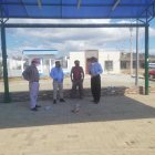 En días previos realizaron las adecuaciones necesarias para el acto solemne en la comuna de Sancán.