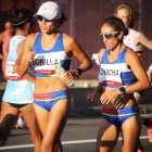 Rosalba Chacha y Paola Bonilla compitieron en la prueba de maratón femenina de los Juegos Olímpicos.