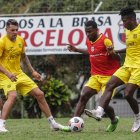 Carlos Garcés ha regresado con todo a los entrenamientos.