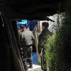 Los agentes fueron al lugar de la balacera y hallaron una pistola.