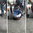 Antes de ser llevado al cementerio, el Ruso fue ‘homenajeado’ por sus amigas.