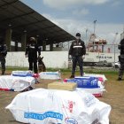 Los 1.044 paquetes de cocaína hallados en cajas con banano tenían como destino Grecia.