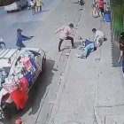 Cámaras de seguridad captaron el instante en que fue asesinado Miguel Ángel Argüello.