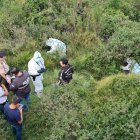 Agentes de Criminalística hallaron el cadáver con la guía del implicado en el crimen.