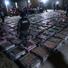 El alcaloide estaba encaletado en las paredes falsas de un inmueble, tipo bodega.