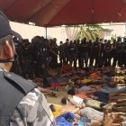 La requisa se realizó la mañana del domingo. Los reclusos fueron sacados de sus celdas.