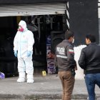 Un equipo de Criminalística llegó al lugar para levantar indicios.