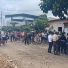 Segundo Armijos, con tiros en su cabeza y tórax, cayó abatido en el patio de su casa.