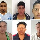 Los detenidos por diversos delitos.
