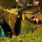 Los moradores buscaron en una quebrada en la que se habría lanzado uno de los ladrones.