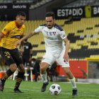 Barcelona está perdiendo ante Liga de Quito.