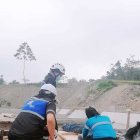 El hecho ocurrió en  las Canteras del Toachi, donde trabajaban en una obra municipal.