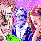 El hombre quiere arrasar con su mujer y la hija.